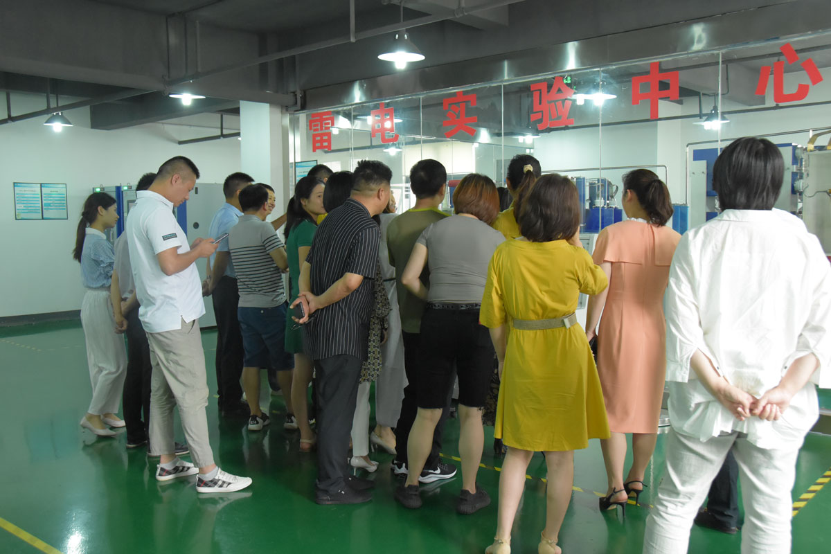 瑞士维多利亚大学MBA15-16班同学莅临尊龙凯时防雷考察交流